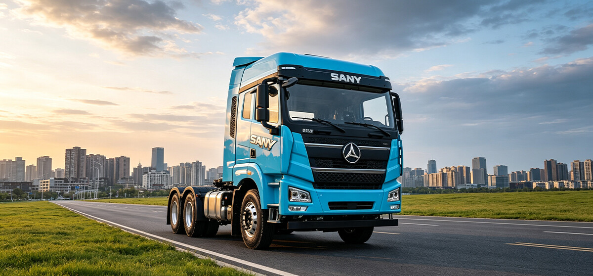 三一重工 9.4t 平顶重卡新品发布，减重不减配，实现运输增效